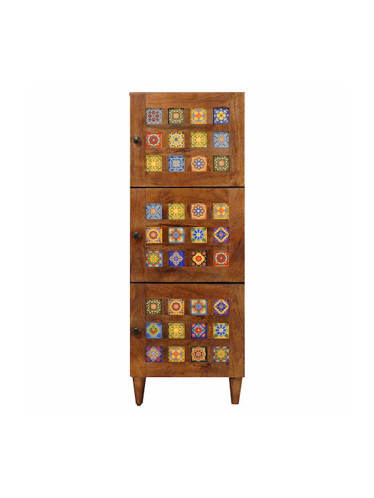Drawers Storage Solid Wood L40xW33.5xH110cm