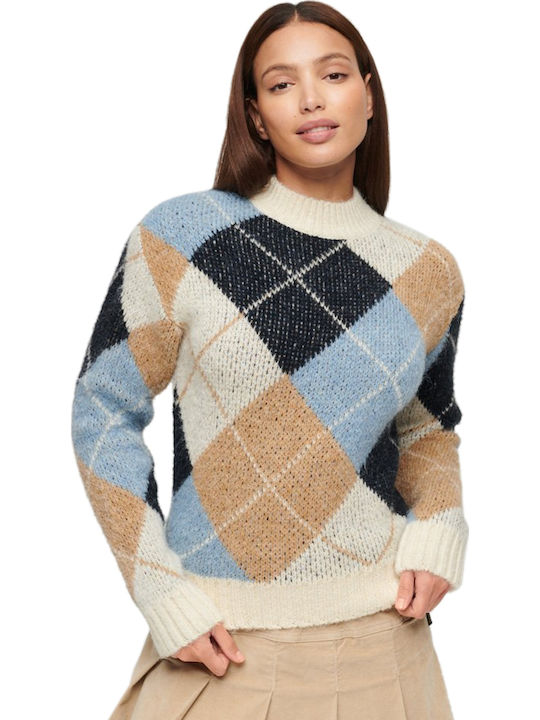 Bluze Damă Mânecă Lungă Carou Multicolor