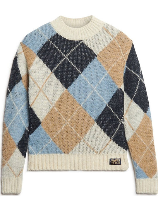 Bluze Damă Mânecă Lungă Carou Multicolor