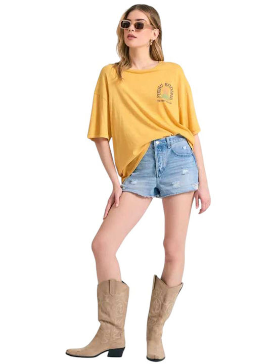 Women's Oversized T-shirt Yellow