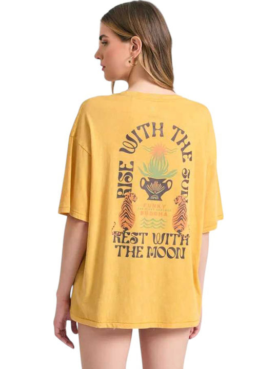 Women's Oversized T-shirt Yellow