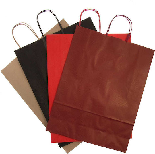 Mittelgroß Papier Tasche für Geschenke Schwarz