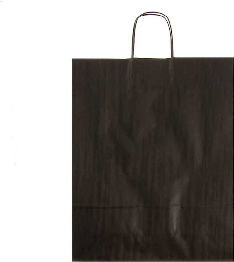 Mittelgroß Papier Tasche für Geschenke Schwarz
