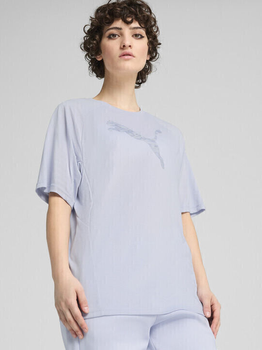 PUMA Evostripe T-shirt Purple / Steel