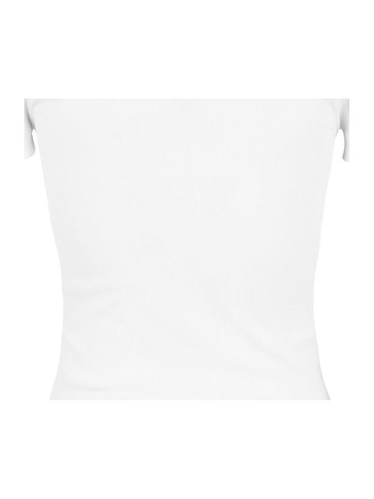 Γυναικείο Crop T-shirt Λευκό