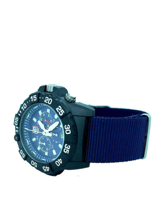 Luminox Sea Series Men's Watch 45mm Battery with Blue Fabric Strap