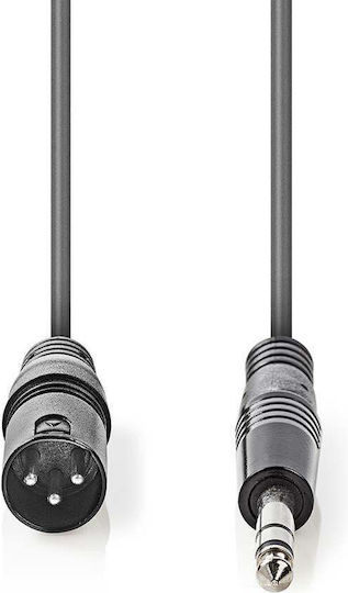 Nedis Cablu XLR de sex masculin - Gri 3m COTH15100GY30