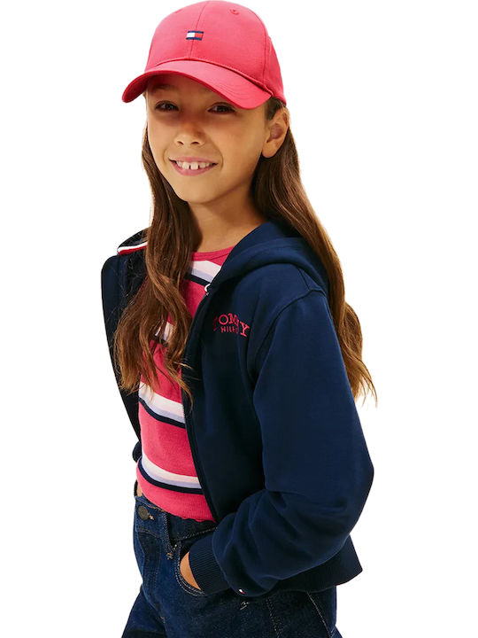 Tommy Hilfiger Παιδικό Καπέλο Jockey Υφασμάτινο Φούξια