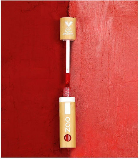 Zao Organic Makeup Organic Liquid Lipstick Matte Red 3.8ml