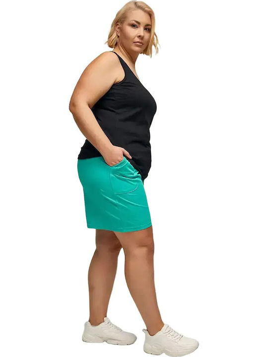 Women's Sleeveless Black Sports Blouse