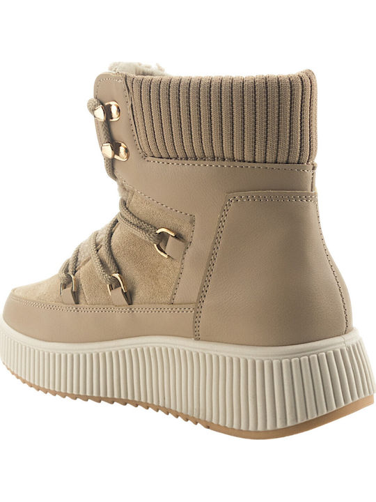 Women's Ankle Boots Khaki