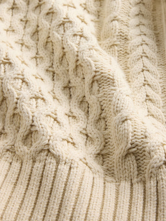 Langarm-Pullover Cream