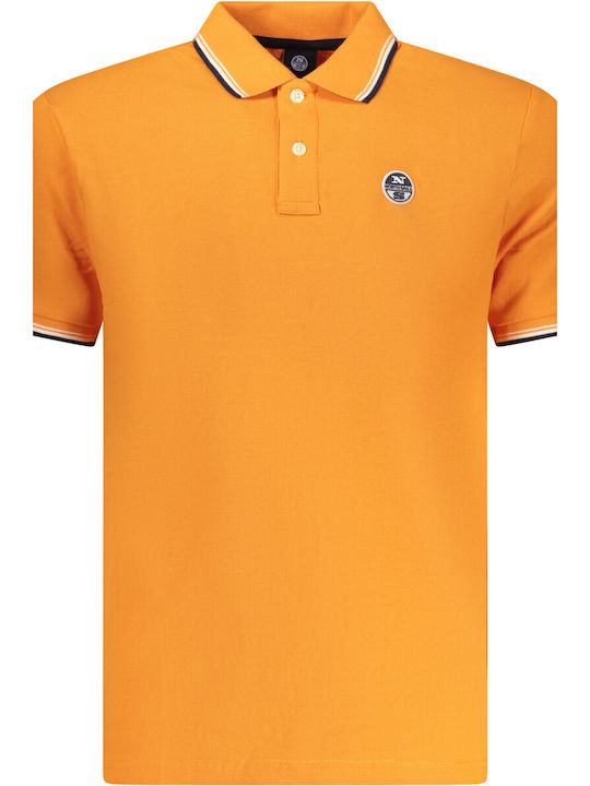Polo Μπλούζα Κοντομάνικη Orange