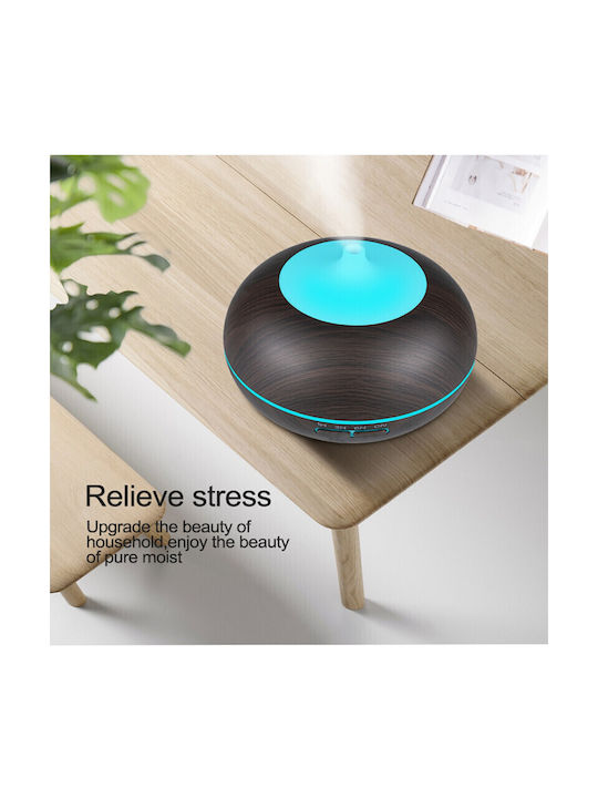 Vrising LED Aromatherapie-Diffusor Ultraschall mit Timer Braun 400ml Vrising LED Aromatherapie-Diffusor Ultraschall mit Timer Braun 400ml