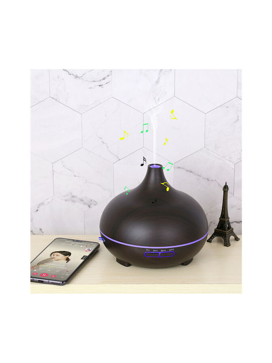 Vrising LED Aromatherapie-Diffusor Ultraschall mit Timer Braun 400ml