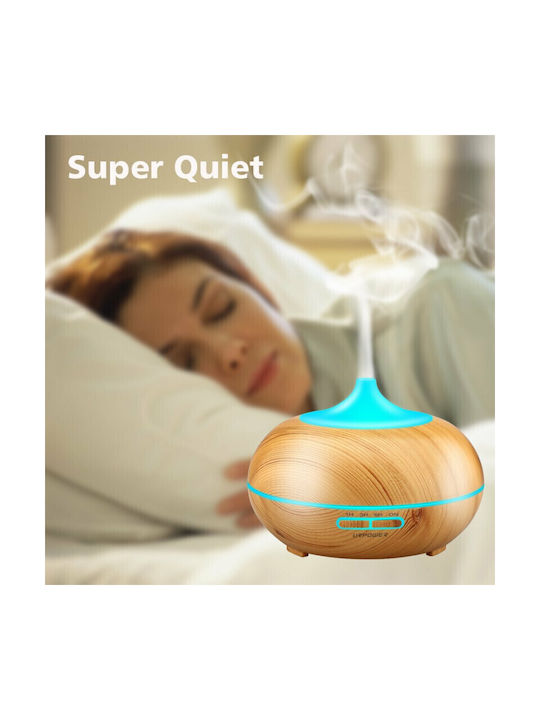 Vrising Lumini LED Dispozitiv de aromaterapie Ultrasonic cu temporizator Verde 400ml