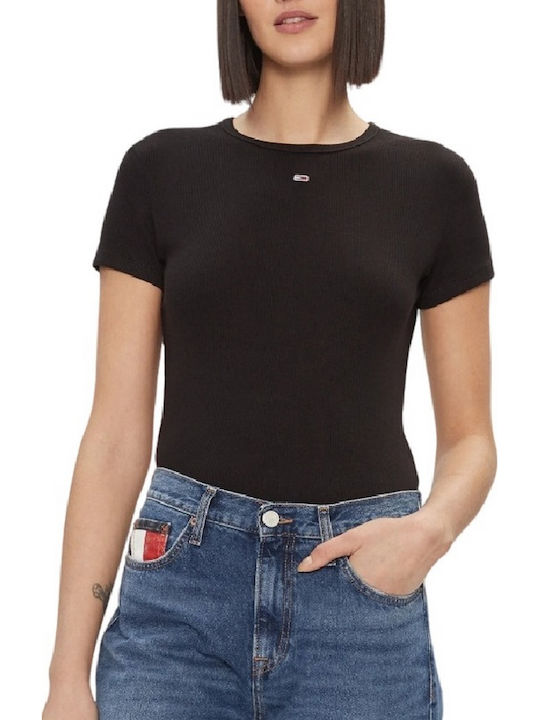 Essential Γυναικείο Αθλητικό T-shirt Μαύρο.