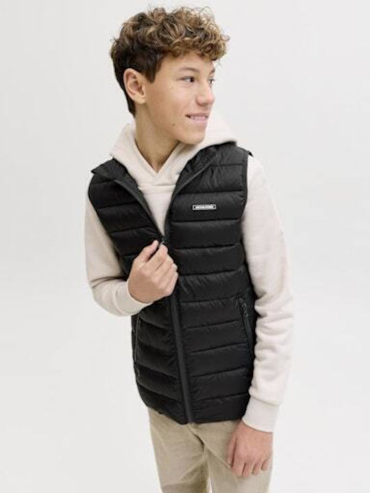 Kinder Freizeitjacke Ärmellos Schwarz