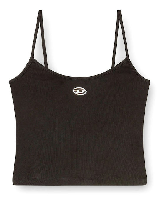 Women's Blouse Cotton Sleeveless Black