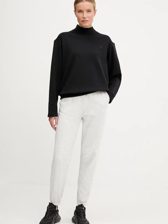 Women's Long Sleeve Sweater Cotton Black