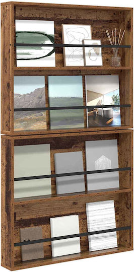 Wandregale Altes Holz 2Stücke 80x12x70cm