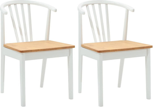 Столички Трапезария White and Natural 2бр 50.5x61x80.5бр