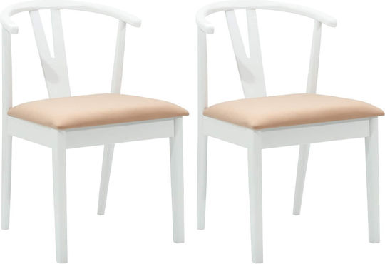 Столички Трапезария White, Brown 2бр 50.5x61x80.5бр