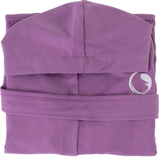 Nima Halat de Baie pentru Copii Purple cu Glugă