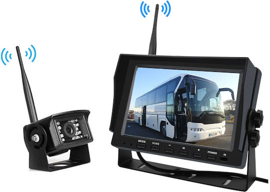 Taggo Cameră auto wireless rezistentă la apă pentru mersul înapoi cu vedere pe timp de noapte Universal Rover SD (Sistem de Dezvoltare) Volkswagen Sus