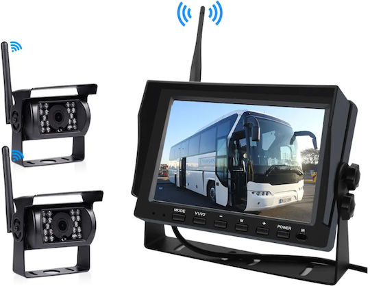 Taggo Cameră auto wireless rezistentă la apă pentru mersul înapoi cu vedere pe timp de noapte Universal Rover SD (Sistem de Dezvoltare) Volkswagen Sus