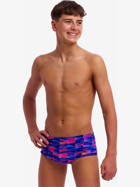 Funky Trunks Kids Swimwear Swim Briefs Navy Blue