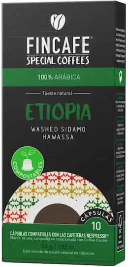Fincafe Capsules Espresso Compatible with Machine Nespresso 10caps,tobolek