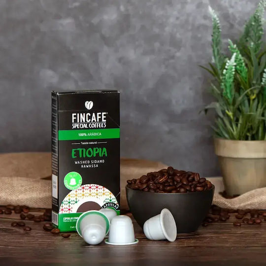 Fincafe Capsules Espresso Compatible with Machine Nespresso 10caps,tobolek