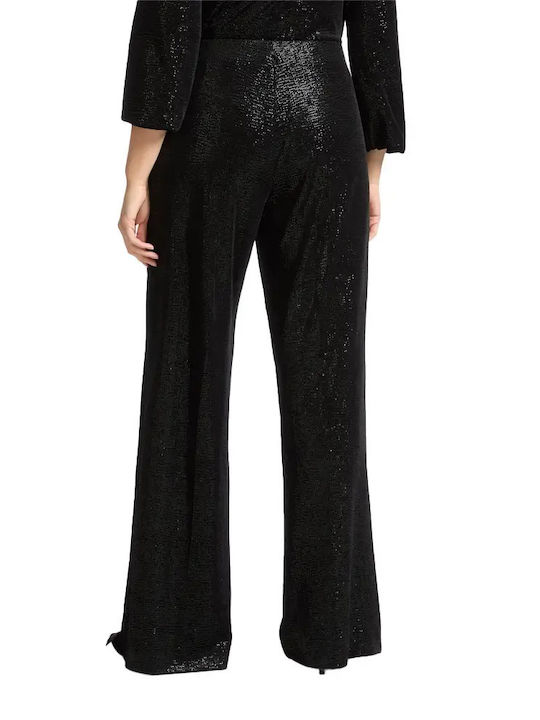 Femei Din material textil Pantaloni cu Croială Palazzo Black