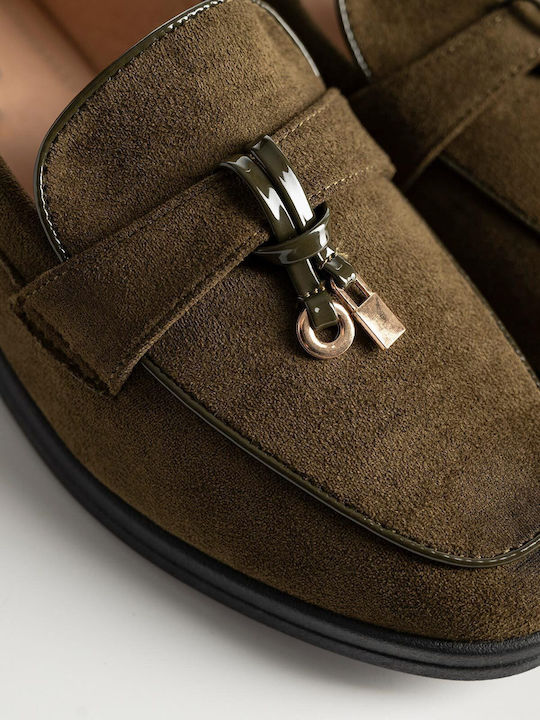 Γυναικεία Loafers σε Πράσινο Χρώμα
