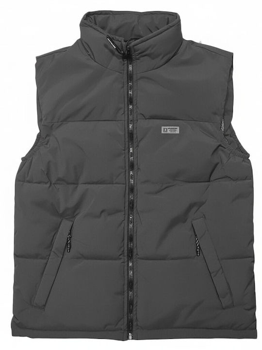 Без Ръкав Яке Puffer Сиво