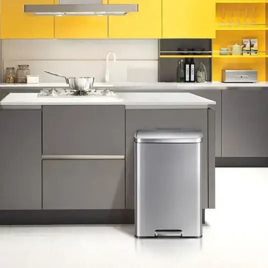 Eko Inox Gri 50L Coș De Gunoi
