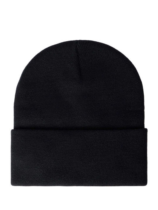 Beanie Ανδρικός Σκούφος Πλεκτός σε Μαύρο χρώμα