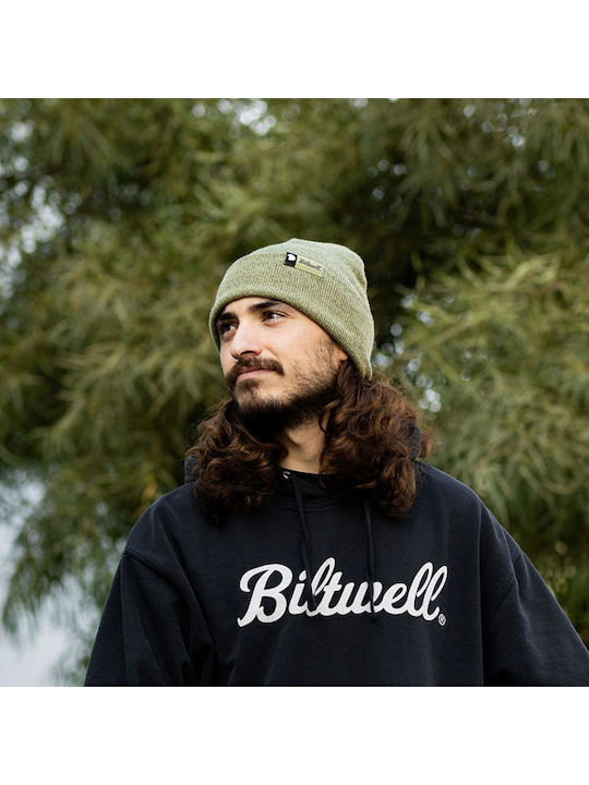 Beanie Unisex Beanie Knitted in Green color