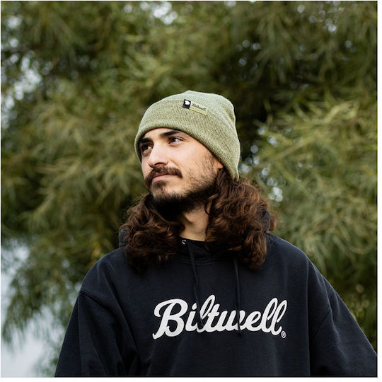 Beanie Unisex Beanie Knitted in Green color