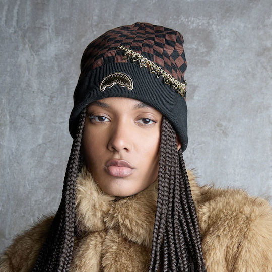 Charming Sip Beanie Unisex Căciulă Tricotat în culoarea Negru