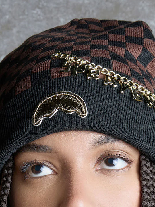 Charming Sip Beanie Unisex Beanie Knitted in Black color