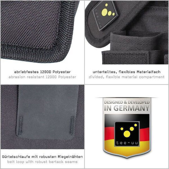 Tee-uu Radio Plus Drahtlos Jagdholster 14 X 17 X 5.5 Cm Schwarze Te05.133_1