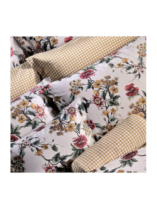 Down Town Home Сет Чаршафи 245x280см. Beige Flower 4бр