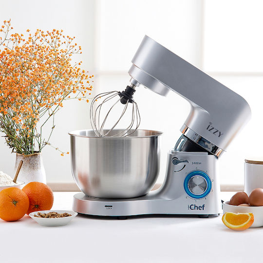 Izzy S1503 Super Chef Стенд миксер 1400W с Неръждаема Купа 6лт