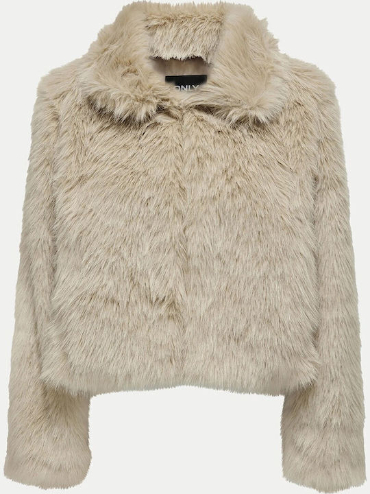 Frauen Pelz Beige