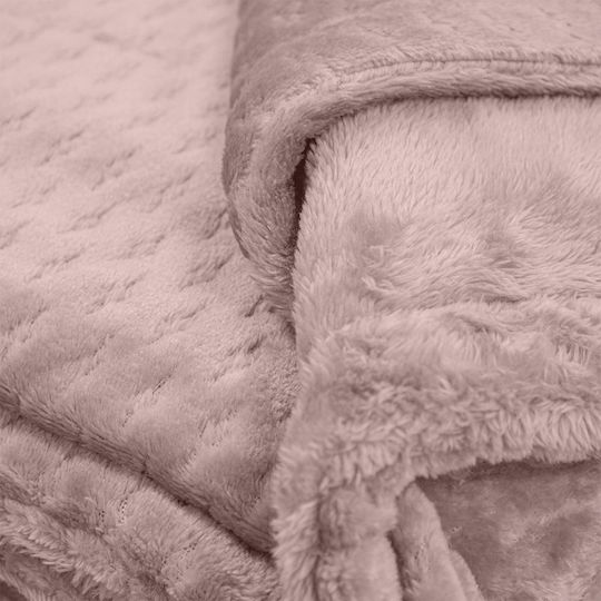 Lino Home Μονή 160x220εκ. Λιλά Lino Home Μονή 160x220εκ. Λιλά