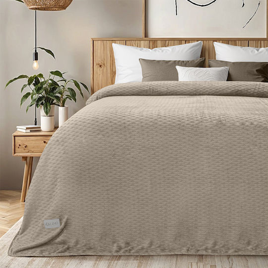 Lino Home Κουβέρτα Fleece Υπέρδιπλη 220x240εκ. Taupe 1300002042 Lino Home Κουβέρτα Fleece Υπέρδιπλη 220x240εκ. Taupe 1300002042