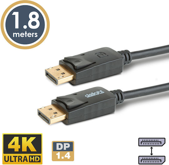 DisplayPort-Kabel Zu DisplayPort 1.4 4K HDR + MST 1,8 M