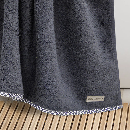 Lino Home Σώματος Marley 80x150εκ. Ανθρακί Βάρους 600gr/m²